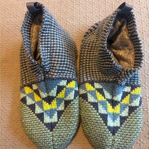 Bombas Slipper Socks with Geometric Pattern